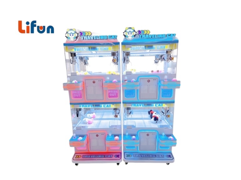 Traveling Cat 4 Players Mini Claw Machine for Sale (4 Players Card Reader Ready) | Lifun Arcade,MY SHOP,Traveling Cat 4 Players Mini Claw Machine for Sale (4 Players Card Reader Ready) | Lifun Arcade
