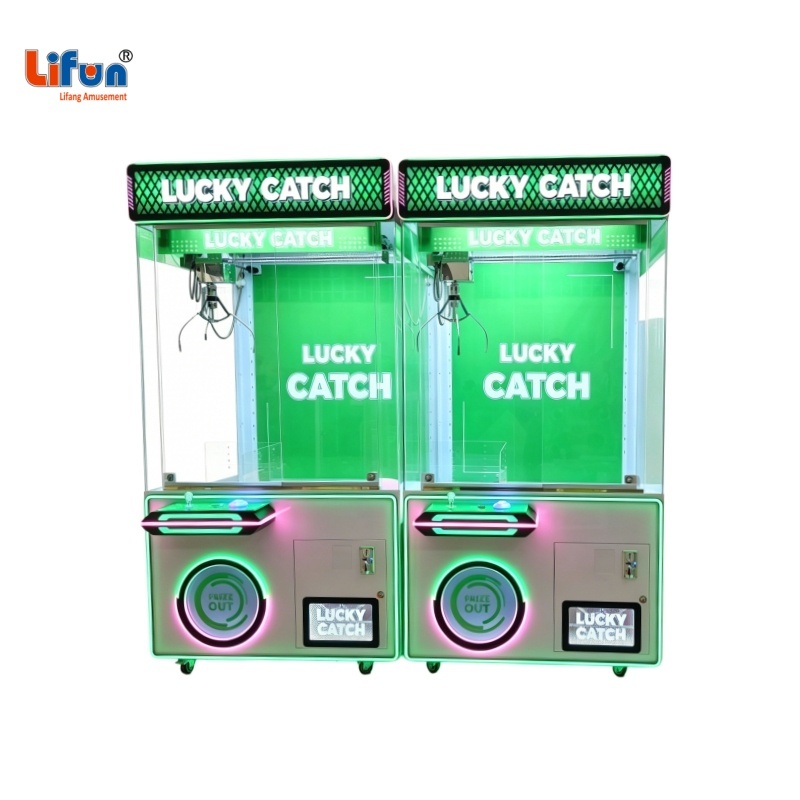 Lifun Lucky Catch 40 Inch Big Doll Club claw crane machine is a popular commercial prize vending arcade device built for high-traffic indoor venues.