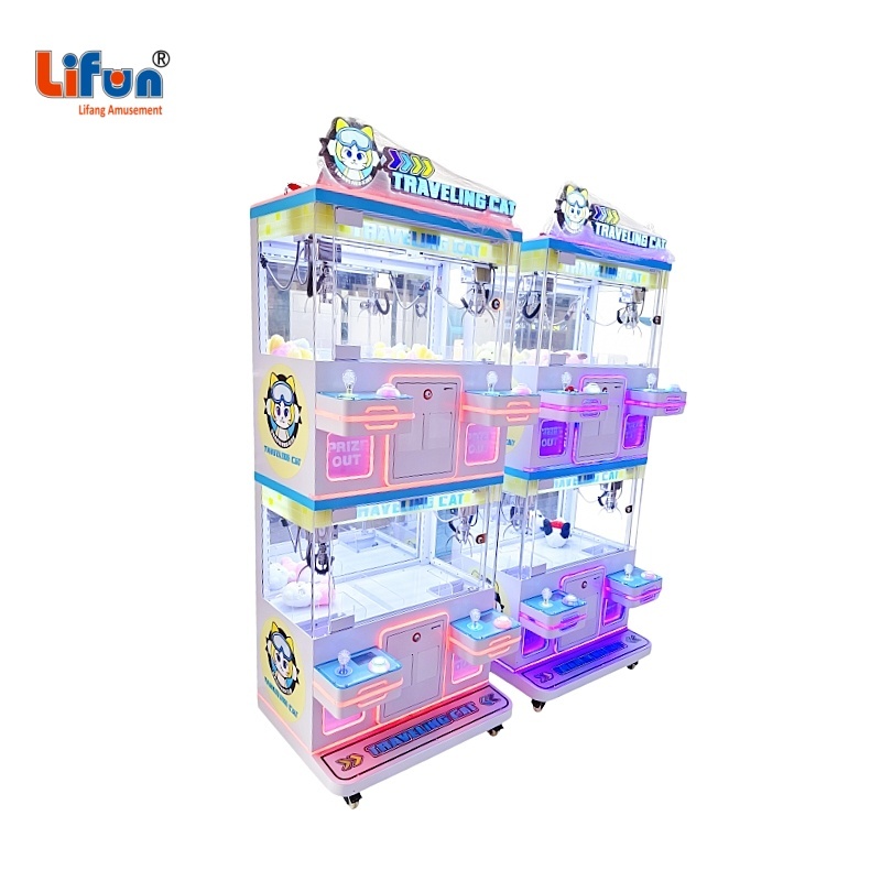 Traveling Cat 4 Players Mini Claw Machine for Sale (4 Players Card Reader Ready) | Lifun Arcade,MY SHOP,Traveling Cat 4 Players Mini Claw Machine for Sale (4 Players Card Reader Ready) | Lifun Arcade