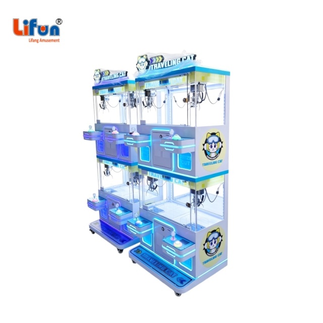 Traveling Cat 4 Players Mini Claw Machine for Sale (4 Players Card Reader Ready) | Lifun Arcade,MY SHOP,Traveling Cat 4 Players Mini Claw Machine for Sale (4 Players Card Reader Ready) | Lifun Arcade