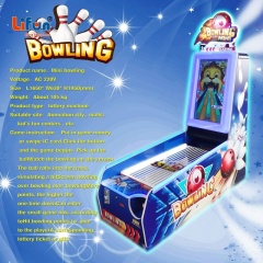 Lifun Space Efficient Mini Bowling Ticket Redemption Machine | High Conversion Single Player Sport Arcade For Compact Retail Zones,MY SHOP,Lifun Space Efficient Mini Bowling Ticket Redemption Machine | High Conversion Single Player Sport Arcade For Compact Retail Zones