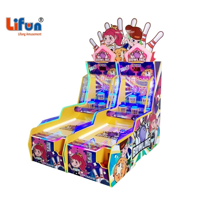 Lifun Bowling Big Dunk Twins Ticket Redemption Machine | Twin Lane Dual Player Sport Arcade,MY SHOP,Lifun Bowling Big Dunk Twins Ticket Redemption Machine | Twin Lane Dual Player Sport Arcade