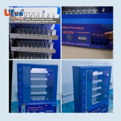 Lifun Wall Mount Vending Machine For Small Packaged Goods | 10 Spiral Lane Unmanned Retail Unit Supporting Cash Coin & Bill Payment,MY SHOP,Lifun Wall Mount Vending Machine For Small Packaged Goods | 10 Spiral Lane Unmanned Retail Unit Supporting Cash Coin & Bill Payment