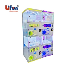 Lifun Double-Deck Capsule Toy Vending Machine | Space-Saving 100mm Gashapon Coin Operated Retail Dispenser With LED Light Decor,MY SHOP,Lifun Double-Deck Capsule Toy Vending Machine | Space-Saving 100mm Gashapon Coin Operated Retail Dispenser With LED Light Decor