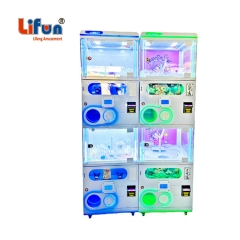 Lifun Double-Deck Capsule Toy Vending Machine | Space-Saving 100mm Gashapon Coin Operated Retail Dispenser With LED Light Decor,MY SHOP,Lifun Double-Deck Capsule Toy Vending Machine | Space-Saving 100mm Gashapon Coin Operated Retail Dispenser With LED Light Decor