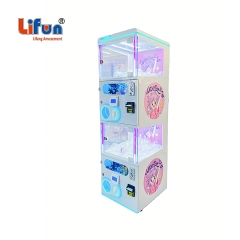 Lifun Double-Deck Capsule Toy Vending Machine | Space-Saving 100mm Gashapon Coin Operated Retail Dispenser With LED Light Decor,MY SHOP,Lifun Double-Deck Capsule Toy Vending Machine | Space-Saving 100mm Gashapon Coin Operated Retail Dispenser With LED Light Decor