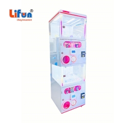 Lifun Double-Deck Capsule Toy Vending Machine | Space-Saving 100mm Gashapon Coin Operated Retail Dispenser With LED Light Decor,MY SHOP,Lifun Double-Deck Capsule Toy Vending Machine | Space-Saving 100mm Gashapon Coin Operated Retail Dispenser With LED Light Decor