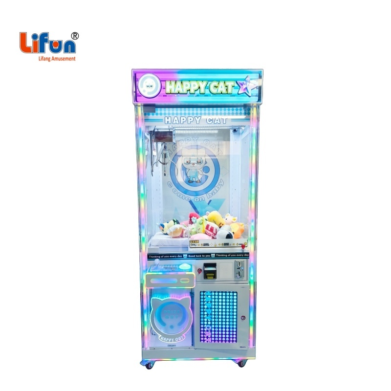 Lifun Happy Cat Claw Machine | Full LED Light Cabinet With Independent Prize Outlet,MY SHOP,Lifun Happy Cat Claw Machine | Full LED Light Cabinet With Independent Prize Outlet