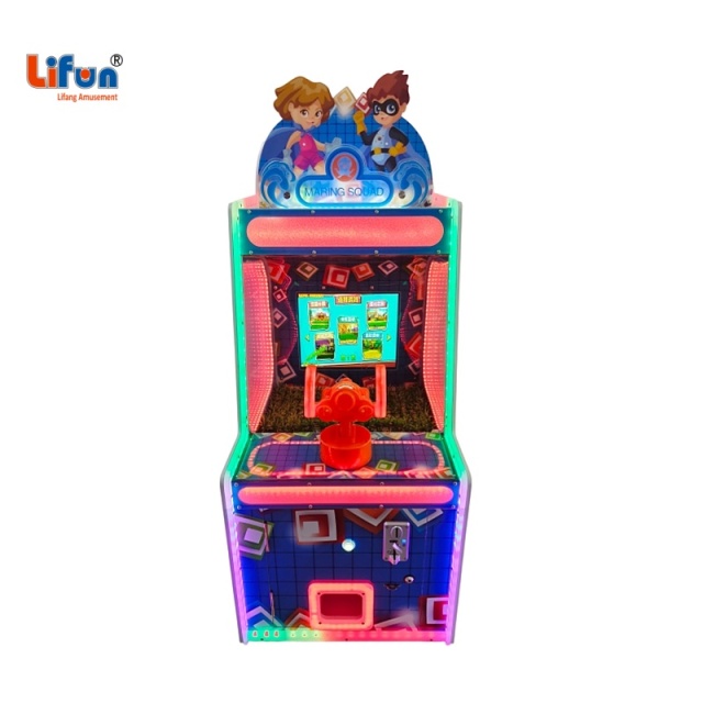 Lifun Mini Water Shooting Game | Single Frame LED Lit Machine With Optional Capsule Toys Redemption,MY SHOP,Lifun Mini Water Shooting Game | Single Frame LED Lit Machine With Optional Capsule Toys Redemption