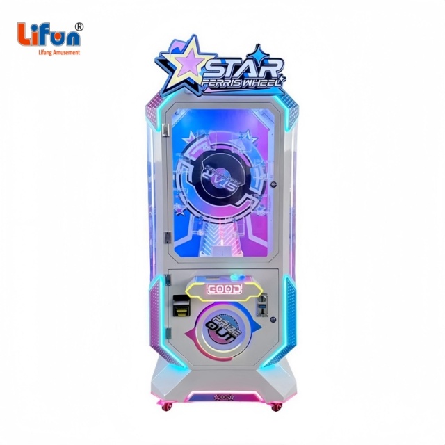 Lifun Star Ferris Wheel Game Machine | Full Neon Light Machine With 8 Rotating Prize Shelves,MY SHOP,Lifun Star Ferris Wheel Game Machine | Full Neon Light Machine With 8 Rotating Prize Shelves