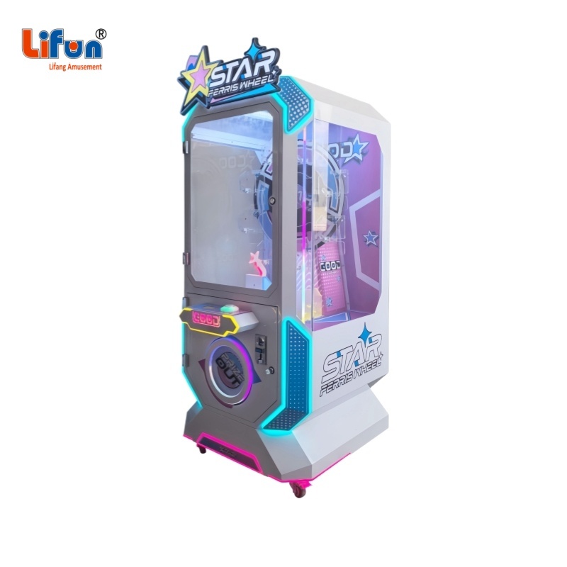 Lifun Star Ferris Wheel Game Machine | Full Neon Light Machine With 8 Rotating Prize Shelves,MY SHOP,Lifun Star Ferris Wheel Game Machine | Full Neon Light Machine With 8 Rotating Prize Shelves