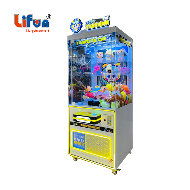 Lifun Traveling Cat 31" Claw Machine with LED Lighting & Prize Out,MY SHOP,Lifun Traveling Cat 31" Claw Machine with LED Lighting & Prize Out