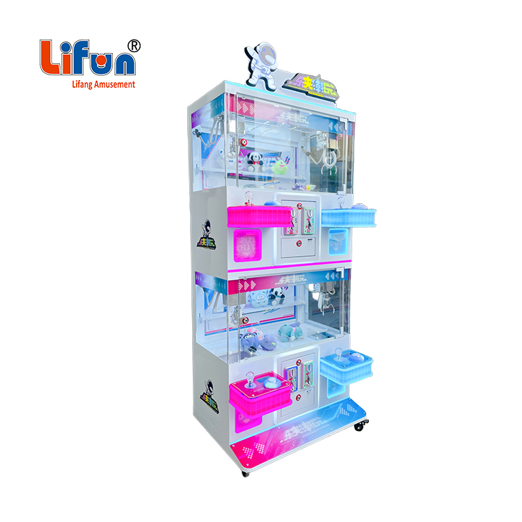 Lifun 4-Player Mini Claw Machine with Dual-Level Prize Cabinets,MY SHOP,Lifun 4-Player Mini Claw Machine with Dual-Level Prize Cabinets