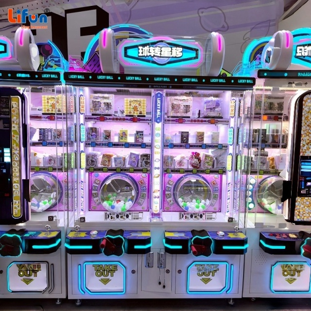 Lifun Lucky Ball-Spin Orbit Mini Twins Prize Arcade,MY SHOP,Lifun Lucky Ball-Spin Orbit Mini Twins Prize Arcade
