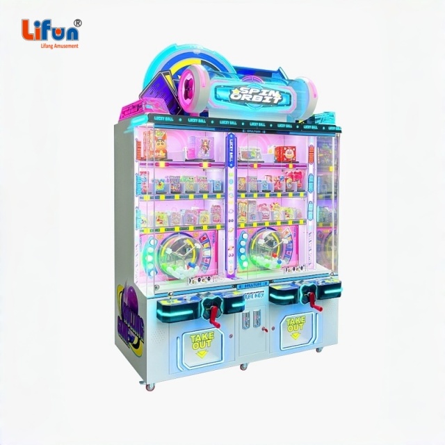 Lifun Lucky Ball-Spin Orbit Twins Arcade Prize Machine,MY SHOP,Lifun Lucky Ball-Spin Orbit Twins Arcade Prize Machine
