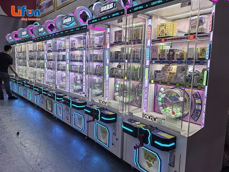 Lifun Lucky Ball-Spin Orbit Twins Arcade Prize Machine,MY SHOP,Lifun Lucky Ball-Spin Orbit Twins Arcade Prize Machine