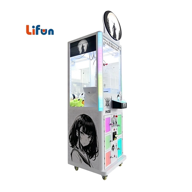 Lifun 24" Anime Claw Machine with 5 Prize Lockers & RGB Lights,MY SHOP,Lifun 24" Anime Claw Machine with 5 Prize Lockers & RGB Lights