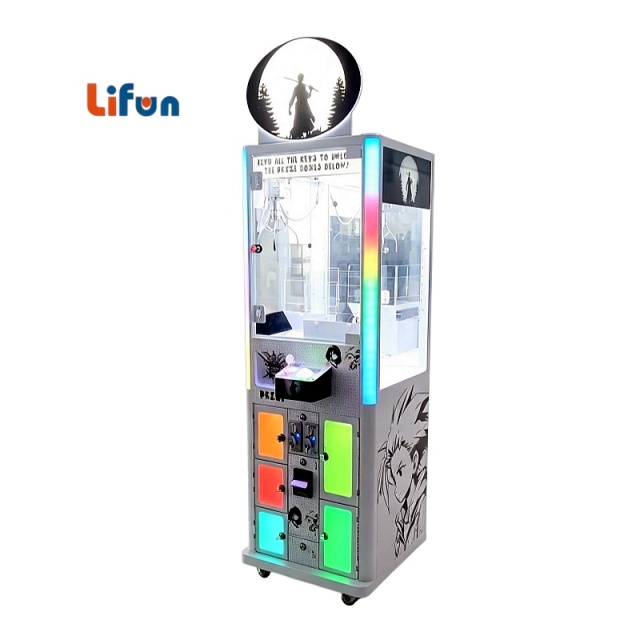 Lifun 24" Anime Claw Machine with 5 Prize Lockers & RGB Lights,MY SHOP,Lifun 24" Anime Claw Machine with 5 Prize Lockers & RGB Lights