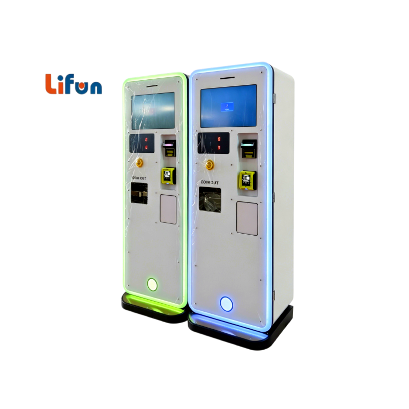 Lifun Self-Service Smart Coin Exchanger with Neon LED Light,MY SHOP,Lifun Self-Service Smart Coin Exchanger with Neon LED Light