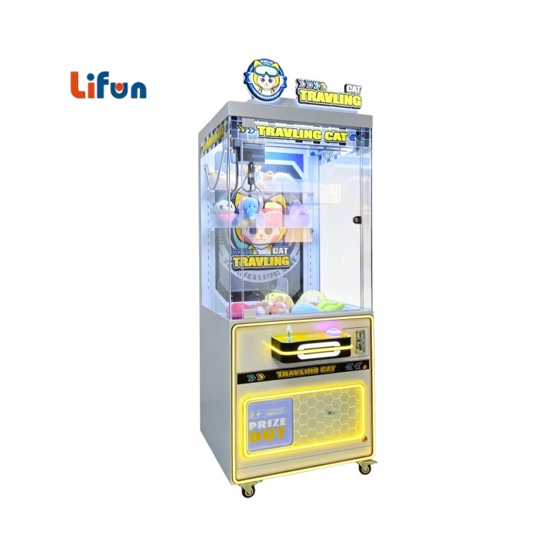 Lifun 31" Traveling Cat Claw Machine with LED Glow & Prize Out,MY SHOP,Lifun 31" Traveling Cat Claw Machine with LED Glow & Prize Out