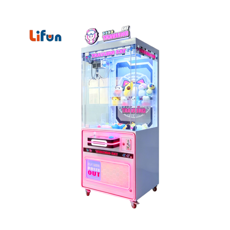 Lifun 31" Traveling Cat Claw Machine with LED Glow & Prize Out,MY SHOP,Lifun 31" Traveling Cat Claw Machine with LED Glow & Prize Out