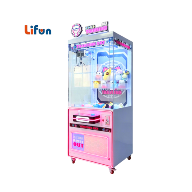 Lifun 31" Traveling Cat Claw Machine with LED Glow & Prize Out,MY SHOP,Lifun 31" Traveling Cat Claw Machine with LED Glow & Prize Out