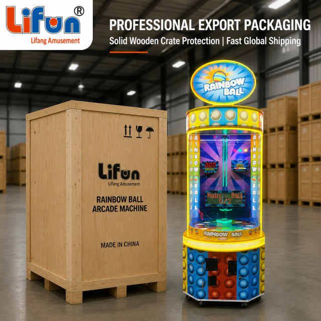 Lifun Rainbow Ball Arcade Game with Ticket Redemption & LED Lights,MY SHOP,Lifun Rainbow Ball Arcade Game with Ticket Redemption & LED Lights