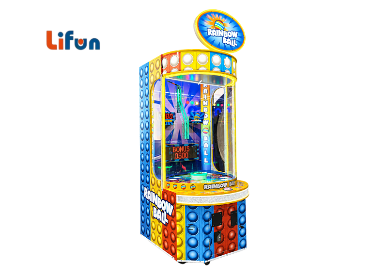Lifun Rainbow Ball Arcade Game with Ticket Redemption & LED Lights,MY SHOP,Lifun Rainbow Ball Arcade Game with Ticket Redemption & LED Lights