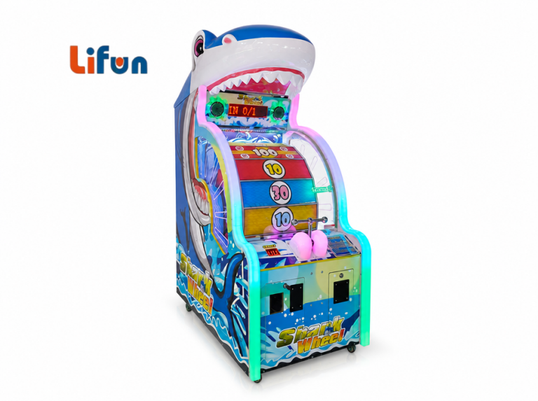 Lifun Shark Wheel Arcade Game with 3D Shark Head & Ticket Out,MY SHOP,Lifun Shark Wheel Arcade Game with 3D Shark Head & Ticket Out