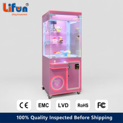 Lifun 31" Candy Pink Claw Machine with Glowing LED Frame,MY SHOP,Lifun 31" Candy Pink Claw Machine with Glowing LED Frame