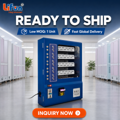 Lifun Wall-Mounted Vending Machine – 10 Lanes & 100 Item Capacity,MY SHOP,Lifun Wall-Mounted Vending Machine – 10 Lanes & 100 Item Capacity
