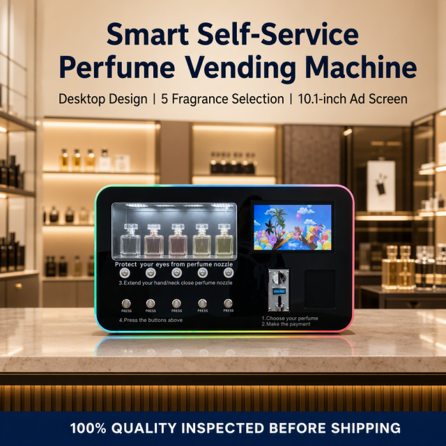 Lifun Smart Perfume Vending Machine with WiFi & Ad Screen,MY SHOP,Lifun Smart Perfume Vending Machine with WiFi & Ad Screen