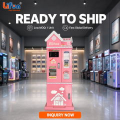 Lifun Pink ATM House Token Changer with Cute House Design,MY SHOP,Lifun Pink ATM House Token Changer with Cute House Design