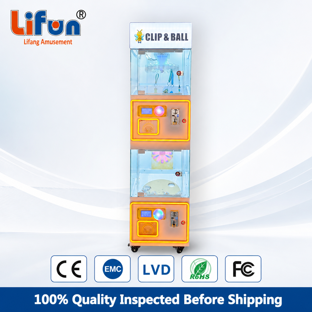 Lifun Clip & Ball 2-in-1 Arcade with Capsule Toy Dispenser,MY SHOP,Lifun Clip & Ball 2-in-1 Arcade with Capsule Toy Dispenser