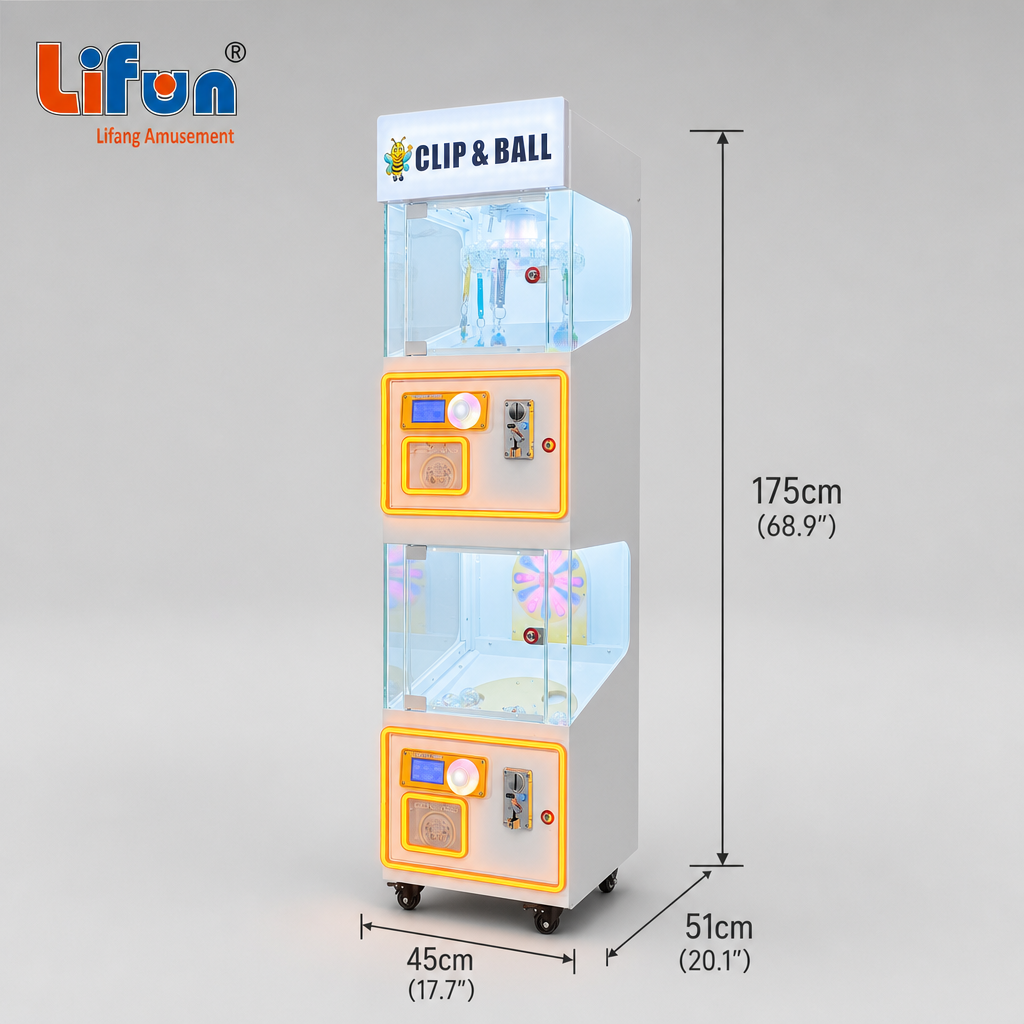 Lifun Clip & Ball 2-in-1 Arcade with Capsule Toy Dispenser,MY SHOP,Lifun Clip & Ball 2-in-1 Arcade with Capsule Toy Dispenser