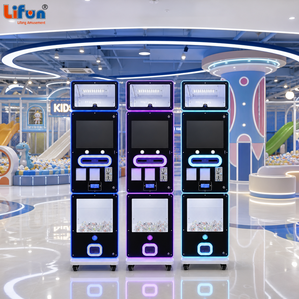 Lifun Prize Gift Vending with Card Dispenser & Capsule Toy,MY SHOP,Lifun Prize Gift Vending with Card Dispenser & Capsule Toy
