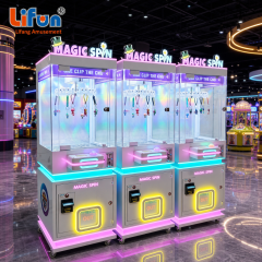 Lifun Magic Spin 30 Clips Arcade Game with Neon LED Trim,MY SHOP,Lifun Magic Spin 30 Clips Arcade Game with Neon LED Trim
