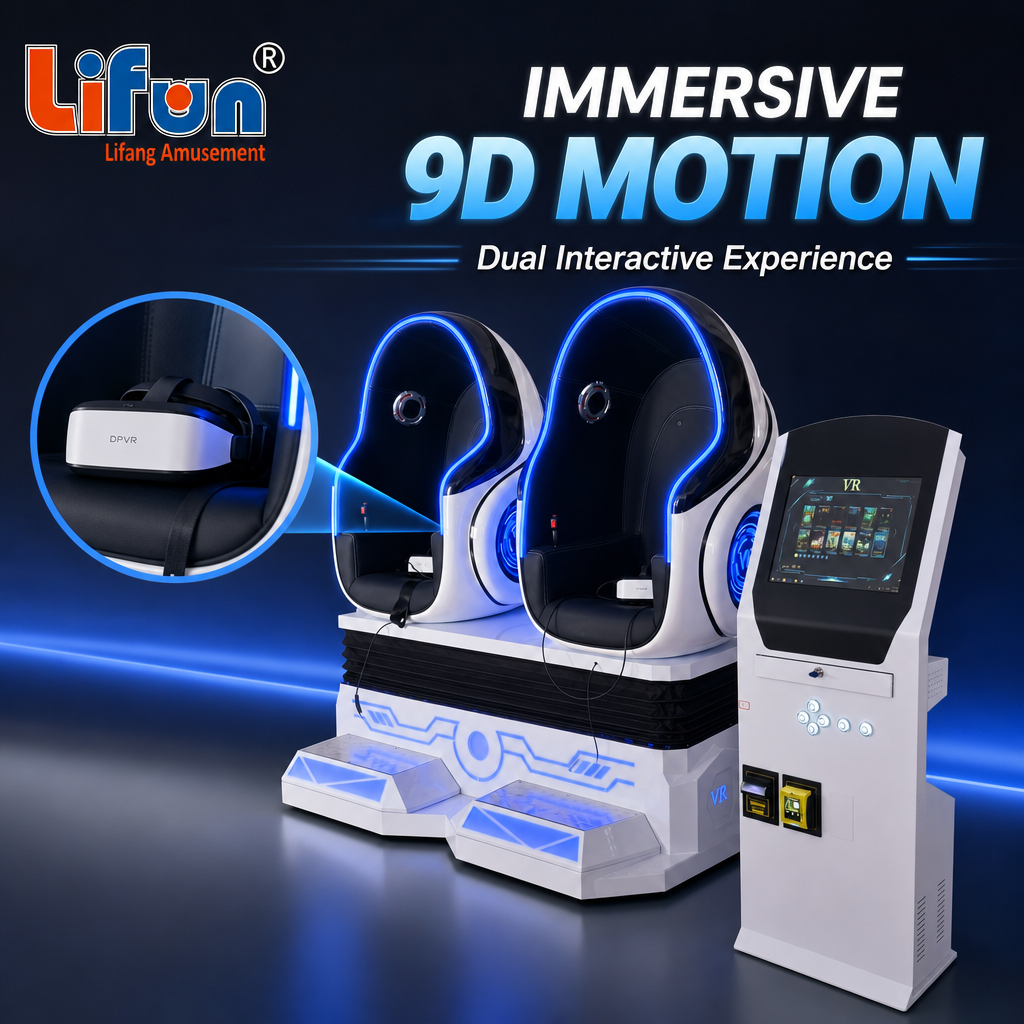 Lifun 9D VR Egg Twins – 2-Player Virtual Reality Cinema Seat,MY SHOP,Lifun 9D VR Egg Twins – 2-Player Virtual Reality Cinema Seat