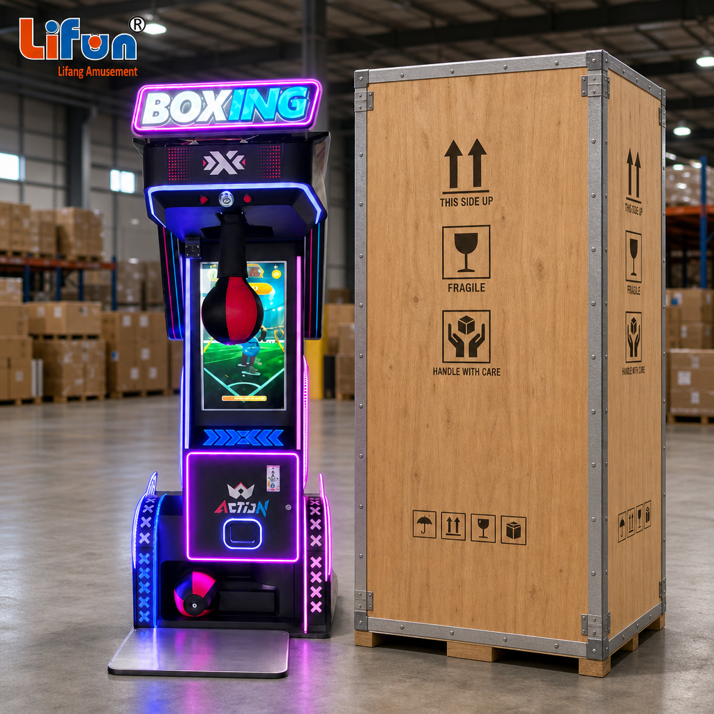 Lifun Interactive Boxing Arcade with HD Screen & Hanging Punch Bag,MY SHOP,Lifun Interactive Boxing Arcade with HD Screen & Hanging Punch Bag