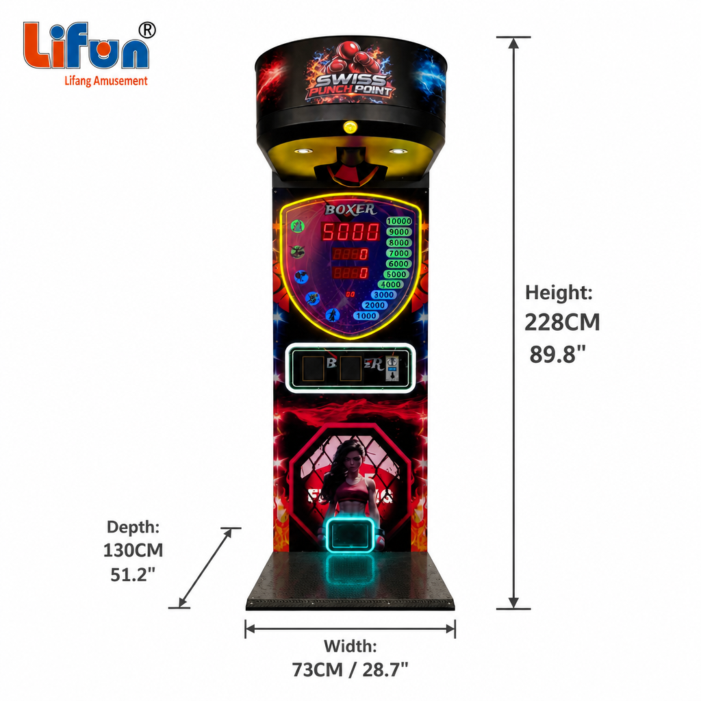 Lifun Boxer Game Arcade Machine with Ticket or Drink Option,MY SHOP,Lifun Boxer Game Arcade Machine with Ticket or Drink Option