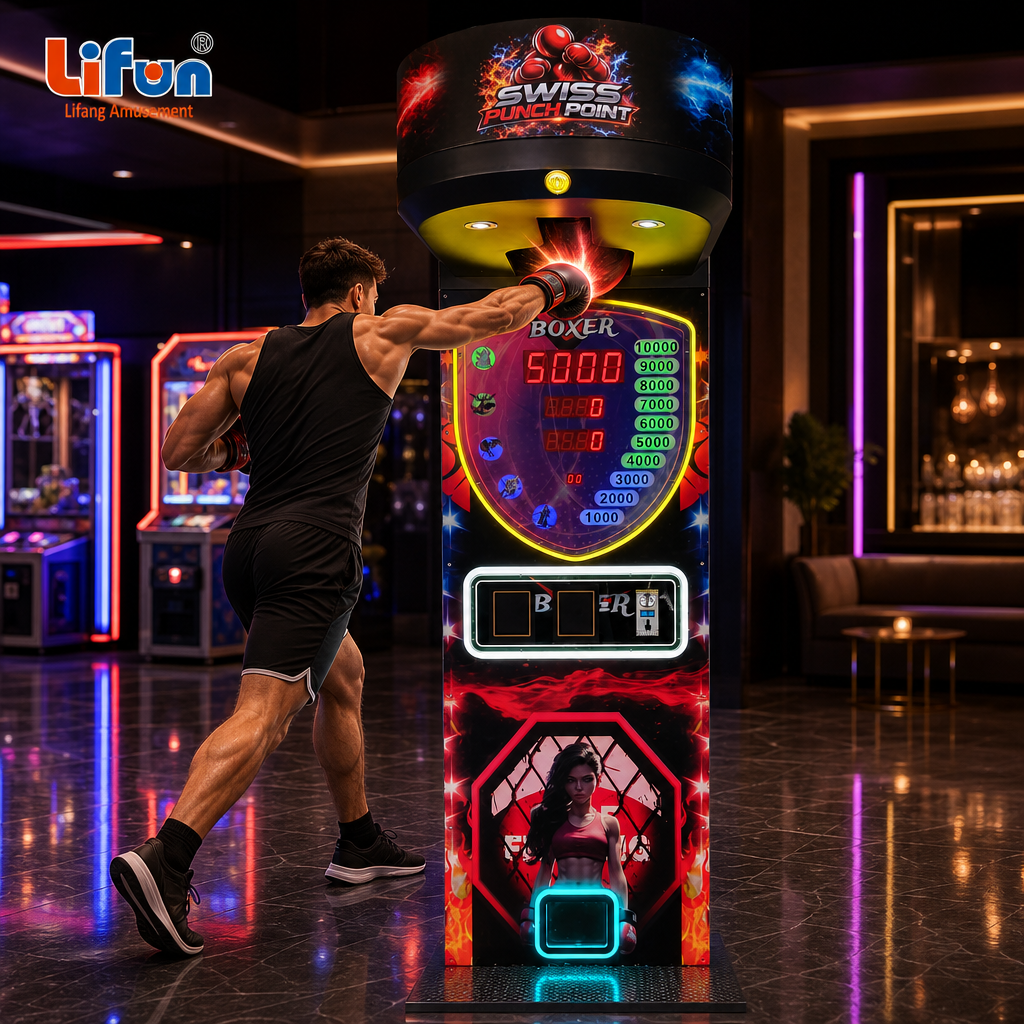 Lifun Boxer Game Arcade Machine with Ticket or Drink Option,MY SHOP,Lifun Boxer Game Arcade Machine with Ticket or Drink Option