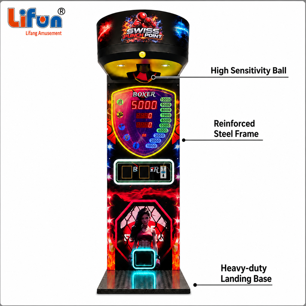 Lifun Boxer Game Arcade Machine with Ticket or Drink Option,MY SHOP,Lifun Boxer Game Arcade Machine with Ticket or Drink Option