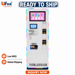 Lifun Smart Coin Dispenser with 15.5" Ad Screen & 7" Touch Panel,MY SHOP,Lifun Smart Coin Dispenser with 15.5" Ad Screen & 7" Touch Panel