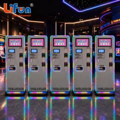 Lifun Smart Coin Dispenser with 15.5" Ad Screen & 7" Touch Panel,MY SHOP,Lifun Smart Coin Dispenser with 15.5" Ad Screen & 7" Touch Panel