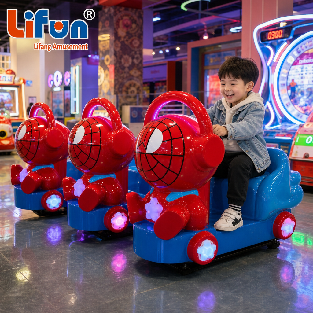 Lifun Spider-Man Kiddie Ride with Music & Glowing Star Lights,MY SHOP,Lifun Spider-Man Kiddie Ride with Music & Glowing Star Lights