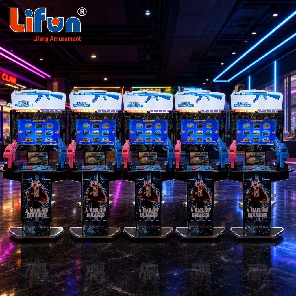 Lifun 32" Dual-Gun Shooting Arcade Machine with HD Screen,MY SHOP,Lifun 32" Dual-Gun Shooting Arcade Machine with HD Screen