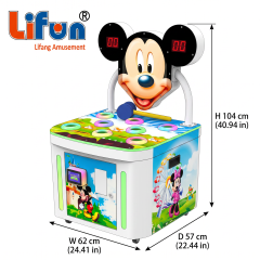 Lifun Mickey Style Poke A Mole Arcade Game with Ticket Option,MY SHOP,Lifun Mickey Style Poke A Mole Arcade Game with Ticket Option