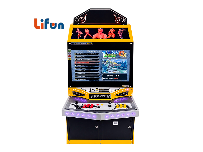 Lifun 32" LCD Game Machine Fighter for Retro Arcade & Dual Play,MY SHOP,Lifun 32" LCD Game Machine Fighter for Retro Arcade & Dual Play