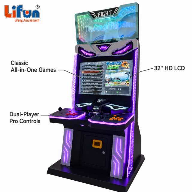 Lifun 32" Street Fighter Arcade – Dual Joysticks, All-in-One Games,MY SHOP,Lifun 32" Street Fighter Arcade – Dual Joysticks, All-in-One Games