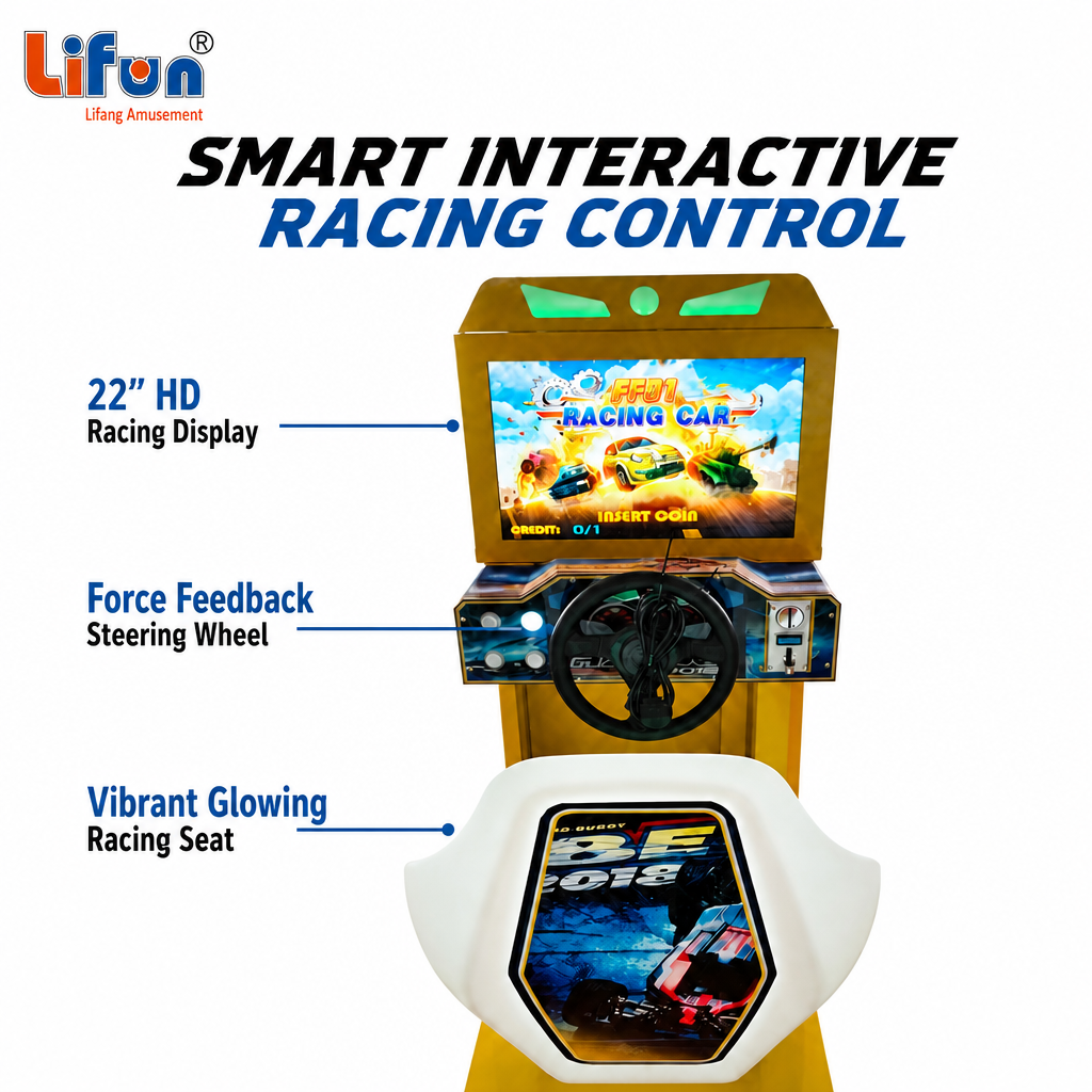 Lifun OutRun Kids Racing Game with Comfortable Glowing Seat,MY SHOP,Lifun OutRun Kids Racing Game with Comfortable Glowing Seat